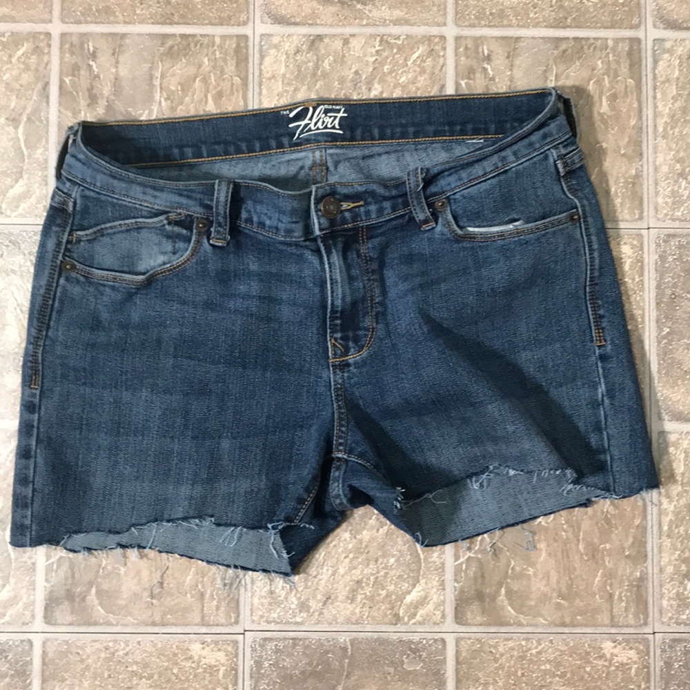 Women’s Cut Off Denim Shorts Old Navy Flirt Sz 6